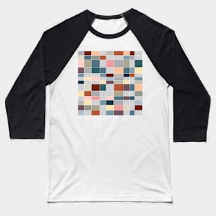 Mosaic, earth tones Baseball T-Shirt